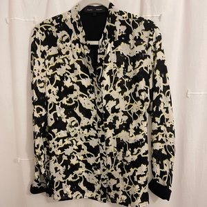 Proenza Schouler Button Down Patterned Blouse